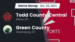 Recap: Todd County Central  vs. Green County  2021