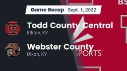 Recap: Todd County Central  vs. Webster County  2022