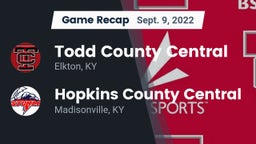 Recap: Todd County Central  vs. Hopkins County Central  2022