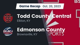 Recap: Todd County Central  vs. Edmonson County  2023
