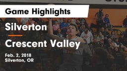 Silverton  vs Crescent Valley  Game Highlights - Feb. 2, 2018