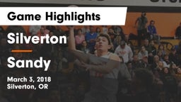 Silverton  vs Sandy  Game Highlights - March 3, 2018