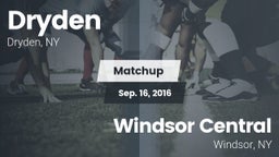 Matchup: Dryden vs. Windsor Central  2016