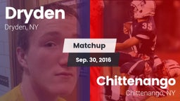 Matchup: Dryden vs. Chittenango  2016