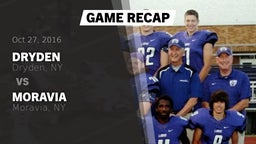 Recap: Dryden  vs. Moravia  2016