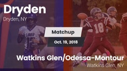 Matchup: Dryden vs. Watkins Glen/Odessa-Montour 2018