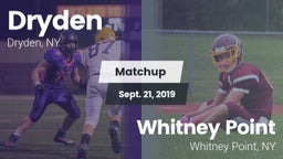 Matchup: Dryden vs. Whitney Point  2019
