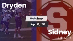 Matchup: Dryden vs. Sidney  2019