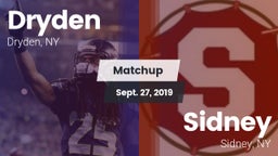 Matchup: Dryden vs. Sidney  2019