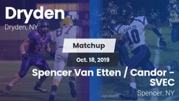 Matchup: Dryden vs. Spencer Van Etten / Candor - SVEC 2019