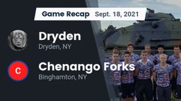 Recap: Dryden  vs. Chenango Forks  2021
