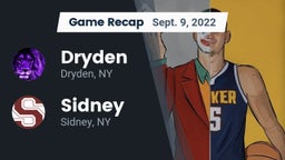 Recap: Dryden  vs. Sidney  2022