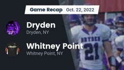 Recap: Dryden  vs. Whitney Point  2022