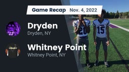 Recap: Dryden  vs. Whitney Point  2022