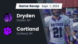 Recap: Dryden  vs. Cortland  2023