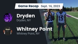 Recap: Dryden  vs. Whitney Point  2023