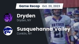 Recap: Dryden  vs. Susquehanna Valley  2023