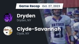 Recap: Dryden  vs. Clyde-Savannah  2023