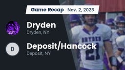 Recap: Dryden  vs. Deposit/Hancock  2023
