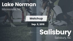 Matchup: Lake Norman vs. Salisbury  2016