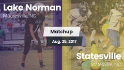 Matchup: Lake Norman vs. Statesville  2017