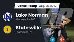 Recap: Lake Norman  vs. Statesville  2017