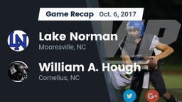 Recap: Lake Norman  vs. William A. Hough  2017