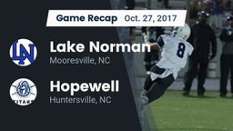 Recap: Lake Norman  vs. Hopewell  2017