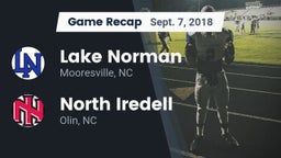 Recap: Lake Norman  vs. North Iredell  2018