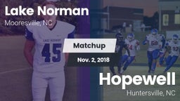Matchup: Lake Norman vs. Hopewell  2018