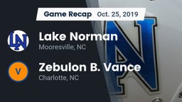 Recap: Lake Norman  vs. Zebulon B. Vance  2019