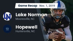 Recap: Lake Norman  vs. Hopewell  2019