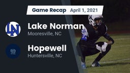 Recap: Lake Norman  vs. Hopewell  2021