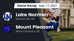 Recap: Lake Norman  vs. Mount Pleasant  2021