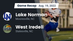 Recap: Lake Norman  vs. West Iredell  2022