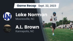 Recap: Lake Norman  vs. A.L. Brown  2023