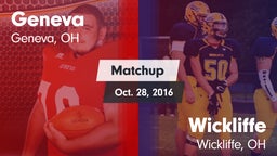Matchup: Geneva vs. Wickliffe  2016