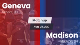 Matchup: Geneva vs. Madison  2017