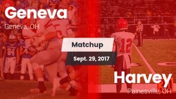 Matchup: Geneva vs. Harvey  2017