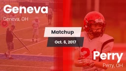 Matchup: Geneva vs. Perry  2017
