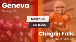 Matchup: Geneva vs. Chagrin Falls  2017