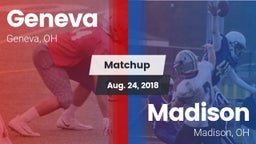 Matchup: Geneva vs. Madison  2018