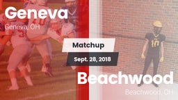 Matchup: Geneva vs. Beachwood  2018