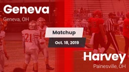 Matchup: Geneva vs. Harvey  2019