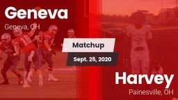 Matchup: Geneva vs. Harvey  2020