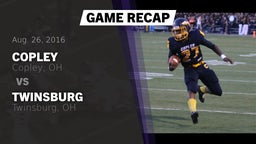 Recap: Copley  vs. Twinsburg  2016