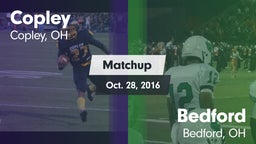 Matchup: Copley vs. Bedford  2016