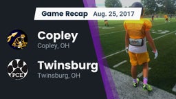 Recap: Copley  vs. Twinsburg  2017