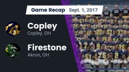 Recap: Copley  vs. Firestone  2017