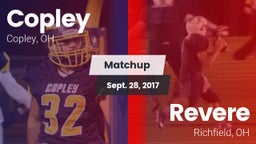 Matchup: Copley  vs. Revere  2017